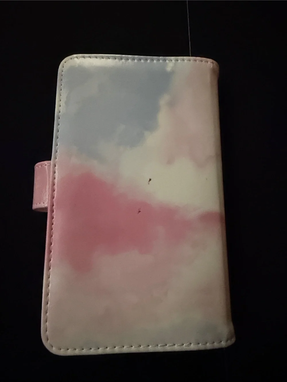 Instax Pink and Cream Cloud Pattern Polaroid Photo Case